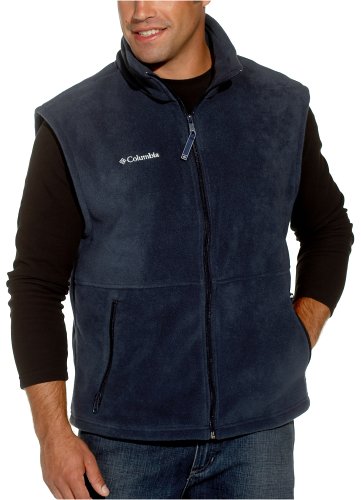 Columbia Cathedral Peak - Chaleco de forro polar para hombre - azul - X-Large