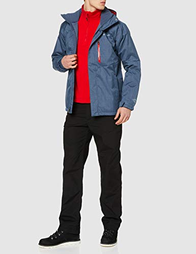 Columbia Chaqueta de Hombre, Alpine Action, Poliéster, Azul (Dark Mountain), Talla S