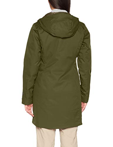 Columbia Chaqueta impermeable para mujer, Autumn Rise Mid Jacket, Poliéster, Verde (Nori), Talla XS, 1748231
