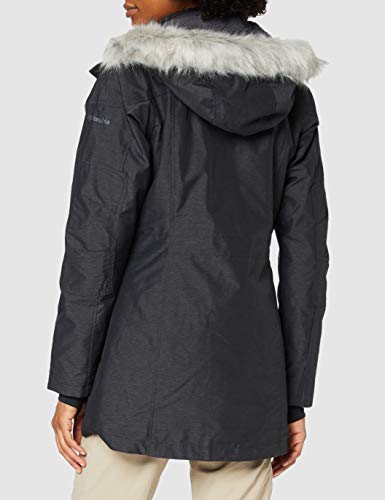 Columbia Chaqueta impermeable para mujer, Carson Pass IC Jacket, Nailon, Negro, Talla M, 1737241