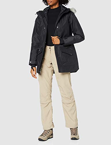 Columbia Chaqueta impermeable para mujer, Carson Pass IC Jacket, Nailon, Negro, Talla S, 1737241