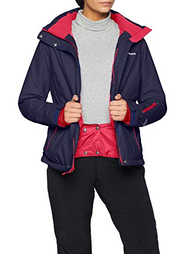Columbia Chaqueta impermeable para mujer, On the Slope Jacket, Nailon, Azul (Nocturnal), Talla M, 1748321