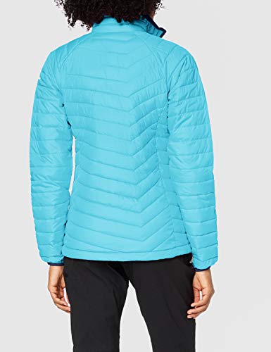 Columbia Chaqueta Impermeable para Mujer, Powder Lite Jacket, Azul (Atoll), Talla S