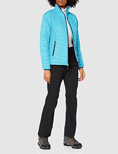 Columbia Chaqueta Impermeable para Mujer, Powder Lite Jacket, Azul (Atoll), Talla S