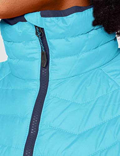 Columbia Chaqueta Impermeable para Mujer, Powder Lite Jacket, Azul (Atoll), Talla S