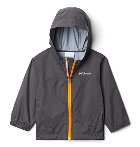 Columbia Glennaker Rain Jacket Chaqueta para lluvia, Tiburón, S para Niños