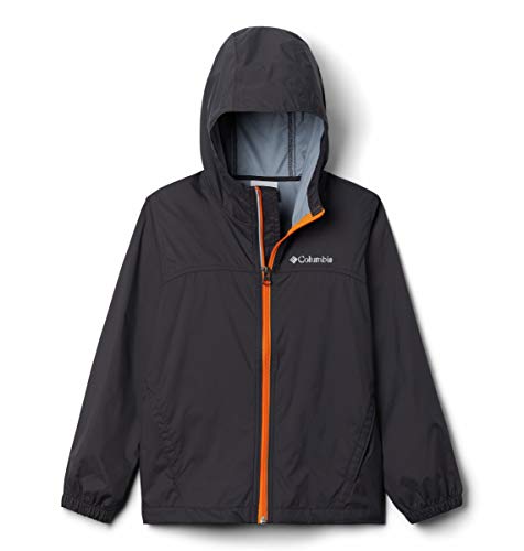 Columbia Glennaker Rain Jacket Chaqueta para lluvia, Tiburón, S para Niños