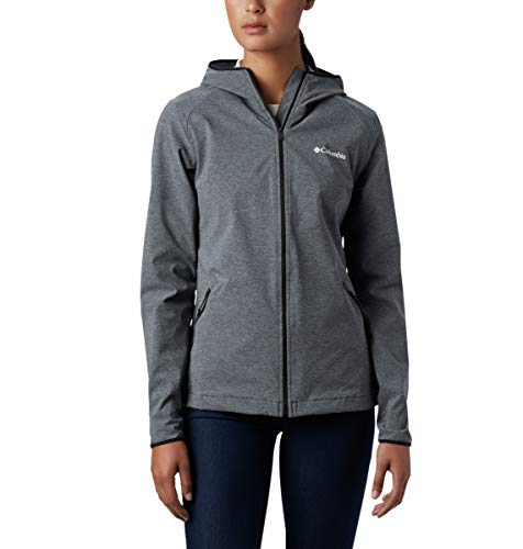 Columbia Heather Canyon, Chaqueta Softshell, Mujer, Negro (Black), XL
