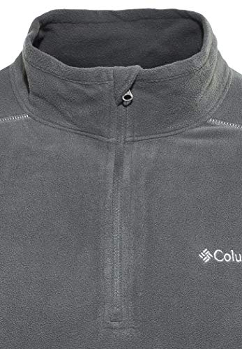 Columbia Klamath Range II Forro Polar con Media Cremallera, Hombre, Gris (Grill), S