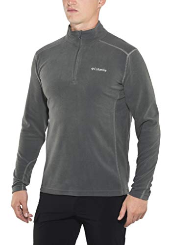 Columbia Klamath Range II Forro Polar con Media Cremallera, Hombre, Gris (Grill), S