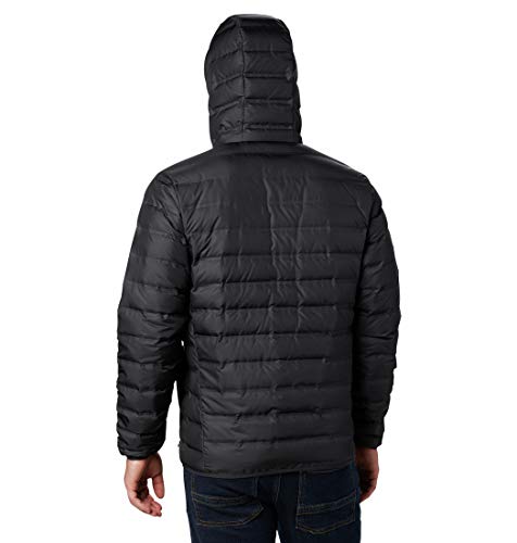 Columbia Lake 22, Chaqueta de plumas con capucha, Hombre, Negro (Black), Talla XL