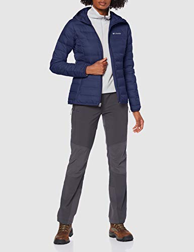 Columbia Lake 22 Chaqueta de Plumas con Capucha, Mujer, Azul (Nocturnal), XS