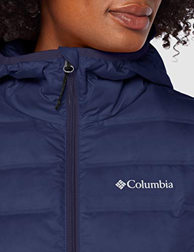 Columbia Lake 22 Chaqueta de Plumas con Capucha, Mujer, Azul (Nocturnal), XS