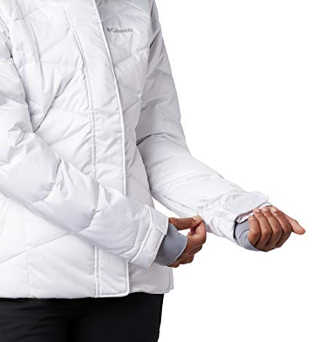 Columbia Lay D Down II Chaqueta de esquí Mujer, Blanco, L