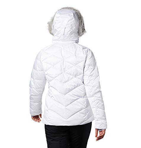 Columbia Lay D Down II Chaqueta de esquí Mujer, Blanco, L