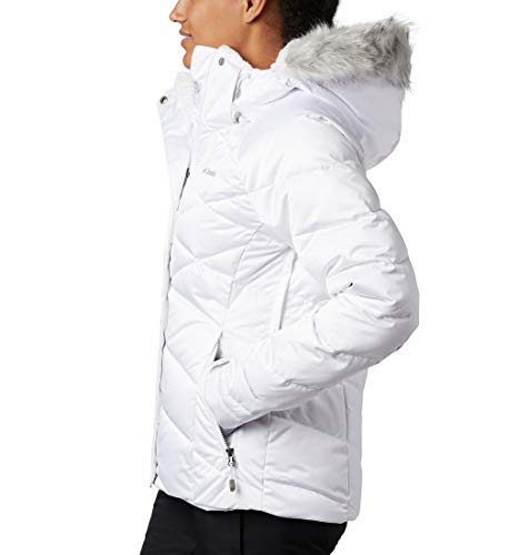Columbia Lay D Down II Chaqueta de esquí Mujer, Blanco, L