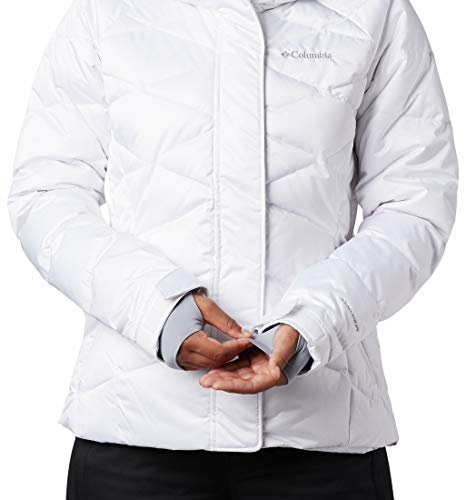 Columbia Lay D Down II Chaqueta de esquí Mujer, Blanco, L