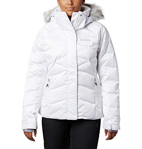 Columbia Lay D Down II Chaqueta de esquí Mujer, Blanco, L