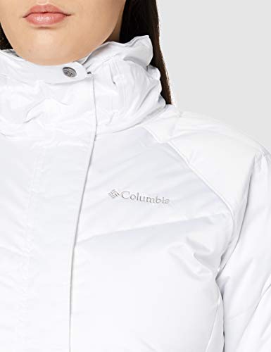 Columbia Lay D Down Jckt Chaqueta térmica, Mujer, Blanco, L