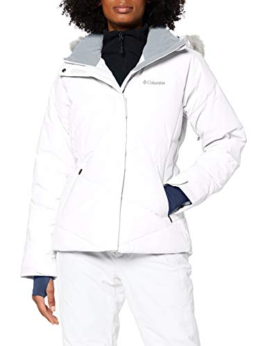 Columbia Lay D Down Jckt Chaqueta térmica, Mujer, Blanco, L