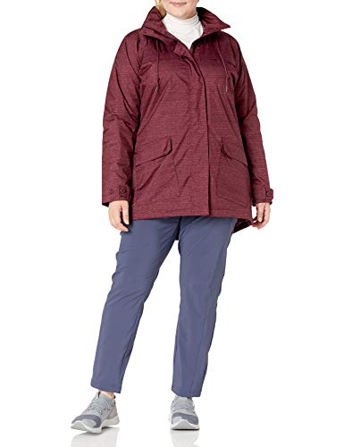 Columbia Lookout Crest - Chaqueta Deportiva para Mujer, Mujer, Color Deep Madeira Texture Print, tamaño XS
