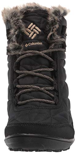 Columbia Minx Shorty III, Botas para Nieve Mujer, Pebble Negro, 37.5 EU