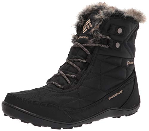 Columbia Minx Shorty III, Botas para Nieve Mujer, Pebble Negro, 37.5 EU