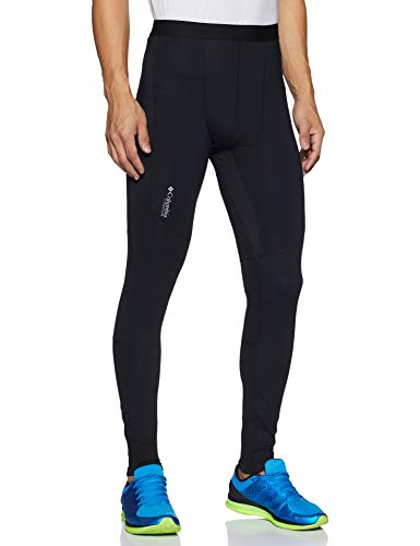Columbia Omni-Heat 3D Knit Tight - Mallas para Hombre, Hombre, Leotardos, 1803191, Negro, Extra-Large