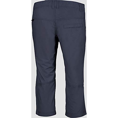 Columbia Pantalón capri para mujer, Azul (India Ink), ES 36 (UK 4)