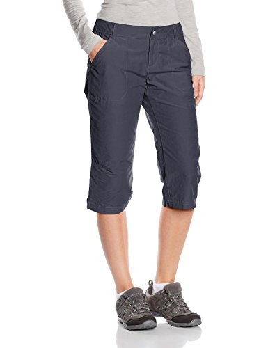 Columbia Pantalón capri para mujer, Azul (India Ink), ES 36 (UK 4)