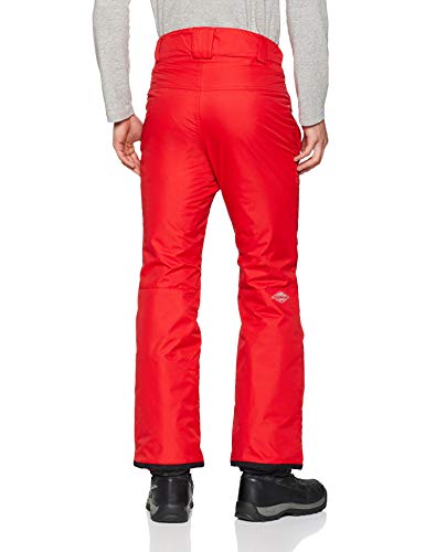 Columbia Pantalón de esquí impermeable para hombre, Ride On Pant, Nailon, Rojo (Red Spark), Talla XL, 1748081