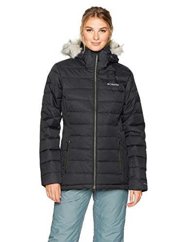 Columbia Ponderay Chaqueta, Mujer, Negro, Talla: XL