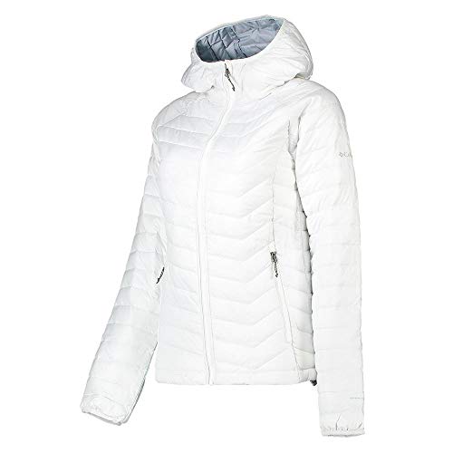Columbia Powder Lite Chaqueta con Capucha para Mujer, Blanco, S