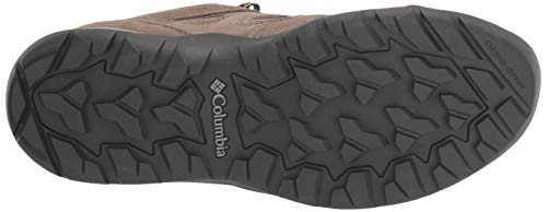 Columbia Redmond V2, Zapatillas de Senderismo Impermeables Mujer, Marrón, Rojo (Pebble, Beet), 36.5 EU