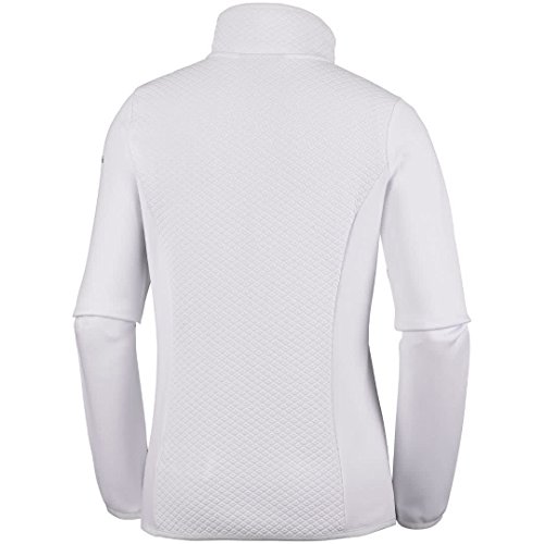 Columbia ROFFE Ridge Full Zip Fleece Chaqueta Polar, Mujer, Beige (Blanco), XL