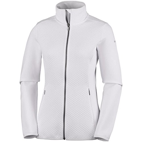 Columbia ROFFE Ridge Full Zip Fleece Chaqueta Polar, Mujer, Beige (Blanco), XL