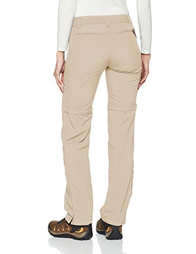 Columbia Silver Ridge 2.0 Pantalones de Senderismo Convertibles para Mujer, Beige (Fossil), 8/S