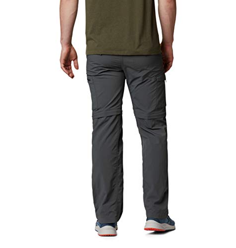 Columbia Silver Ridge Convertible, Pantalones Convertibles, Hombre, Gris (Grey), 48/34