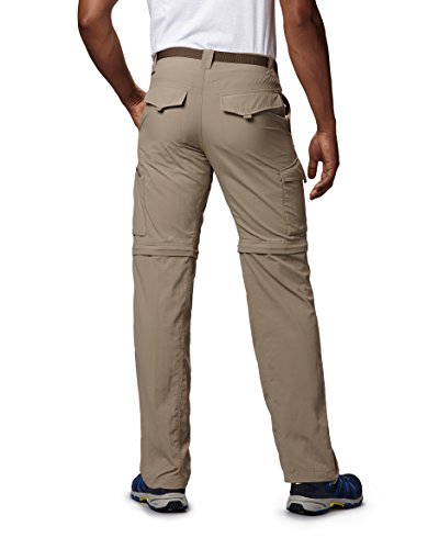Columbia Silver Ridge Convertible Pants AM8004 Pantalón, Hombre, Beige (Tusk), 34