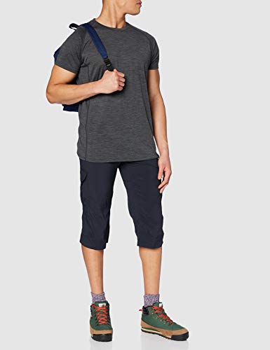 Columbia Silver Ridge II Capri, Pantalón Capri, Hombre, Azul Oscuro (Abyss), 36