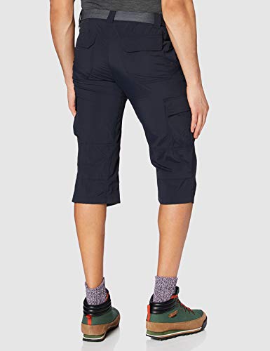 Columbia Silver Ridge II Capri, Pantalón Capri, Hombre, Azul Oscuro (Abyss), 36