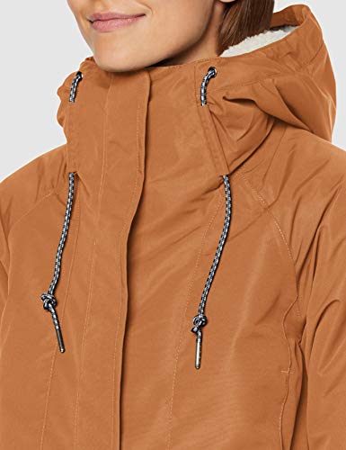 Columbia South Canyon Sherpa, Chaqueta impermeable forrada de Sherpa, Mujer, Marrón (Camel Brown) Talla L