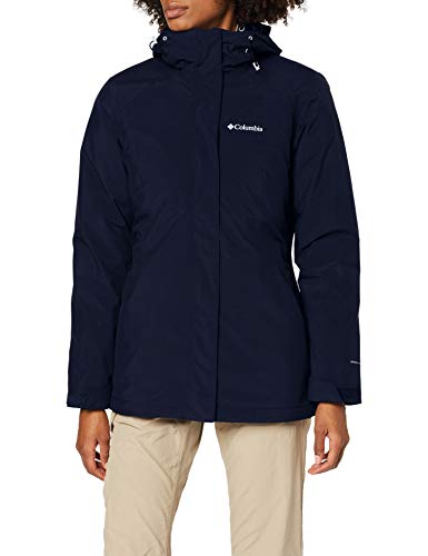 Columbia Tolt Track Chaqueta Interchange con Forro extraíble, Mujer, Azul (Dark Azul/Nocturnal), XS