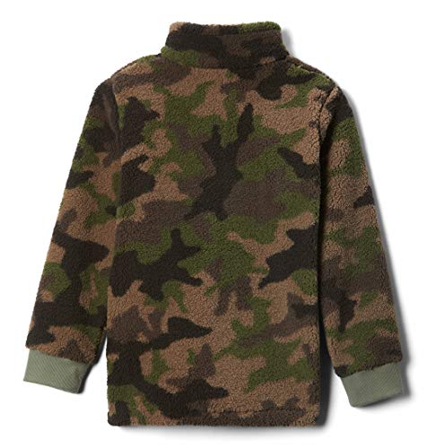 Columbia Youth Rugged Ridge II Chaqueta Sherpa, Niños, Camuflaje (Cypress Trad Camo Print), S