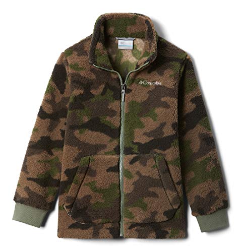 Columbia Youth Rugged Ridge II Chaqueta Sherpa, Niños, Camuflaje (Cypress Trad Camo Print), S