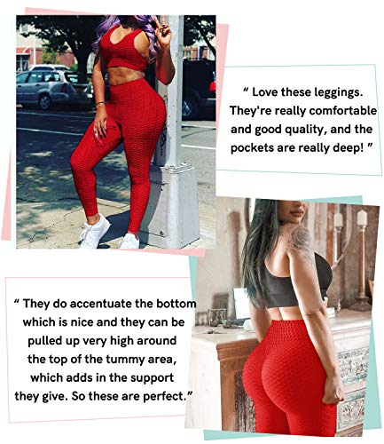 COMFREE Tiktok Honeycomb Leggings Push Up Mujer Mallas de Deporte Pantalones Deportivos Alta Cintura Elásticos Yoga Fitness