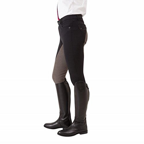 Covalliero Techno Pantalones de equitación para Hombre, otoño/Invierno, Hombre, Color Negro, tamaño 48