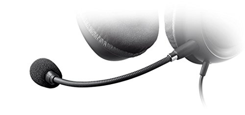 Creative HS-810 SB Blaze - Auriculares de Diadema Cerrados (con micrófono, Control Remoto Integrado, reducción de Ruido) Color Negro