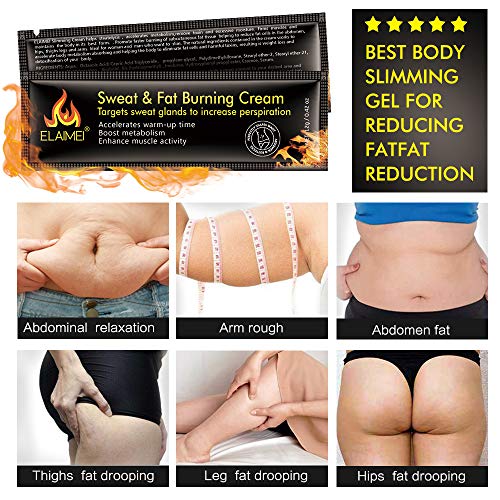 Crema caliente, Abs Extreme 4D Liposuction Body Slim Cream, Anti celulitis Abdomen Cuerpo orgánico natural Tratamiento adelgazante para moldear la cintura, Abdomen y glúteos (10 unidades/caja)