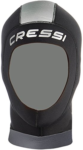 Cressi Castoro Plus Capucha, Mujer, Negro/Gris, XS/1
